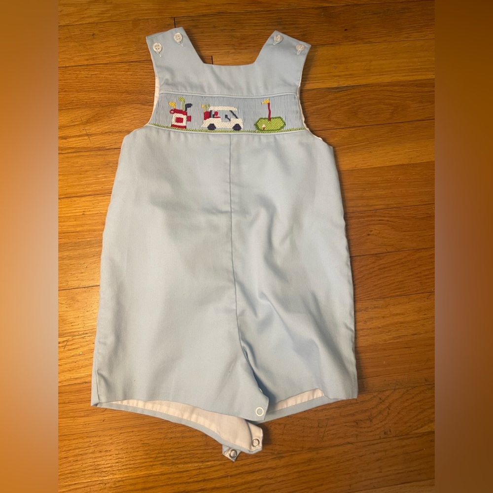 Bailey Boys - Boys Golf Smocked Jon Jon - 24M